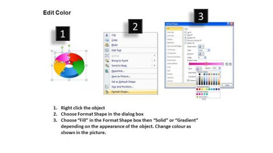 Download 5 Pieces Donut PowerPoint Charts And Pie Chart Templates