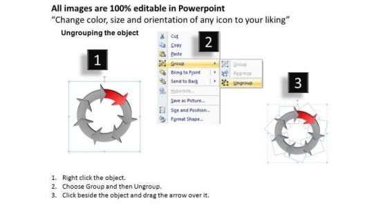 Download Circular Charts Arrows PowerPoint Slides