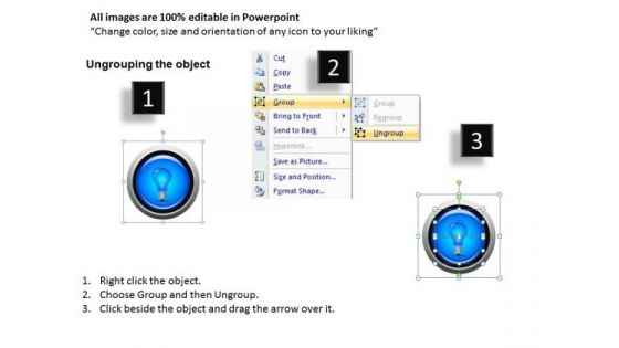 Download Editable Light Bulb Graphic PowerPoint Templates