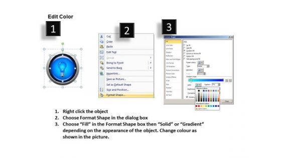 Download Editable Light Bulb Graphic PowerPoint Templates