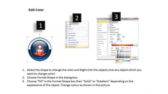 Download Traffic Cones PowerPoint Slides And Ppt Diagram Templates