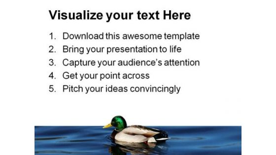 Drake Reflection Beach PowerPoint Themes And PowerPoint Slides 0211