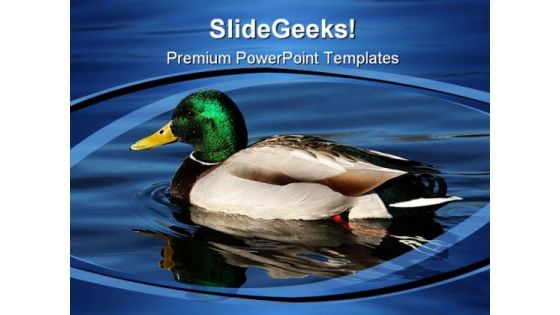 Drake Reflection Beach PowerPoint Themes And PowerPoint Slides 0211