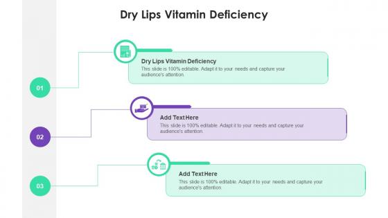 Dry Lips Vitamin Deficiency In Powerpoint And Google Slides Cpb