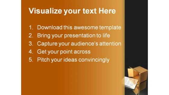 E Book Delivery Business PowerPoint Backgrounds And Templates 1210