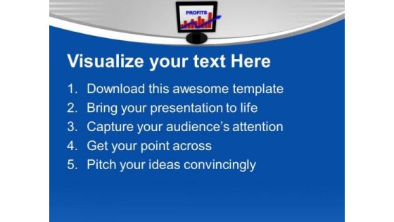 E Business Graph Progress Presentation PowerPoint Templates Ppt Backgrounds For Slides 0213