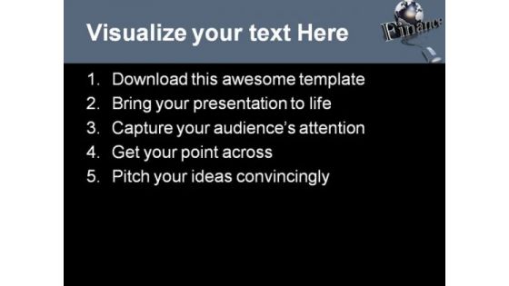 E Finance Internet Global PowerPoint Themes And PowerPoint Slides 0611