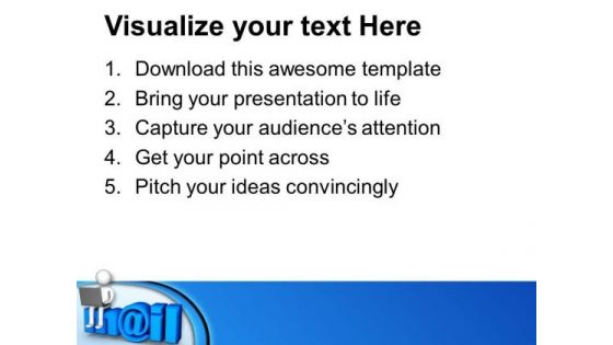 E Mail Is A New Way Of Communication PowerPoint Templates Ppt Backgrounds For Slides 0613