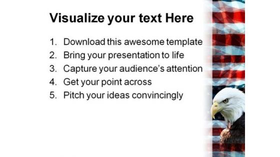 Eagle01 Animal PowerPoint Template 1110