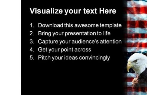 Eagle01 Animal PowerPoint Template 1110