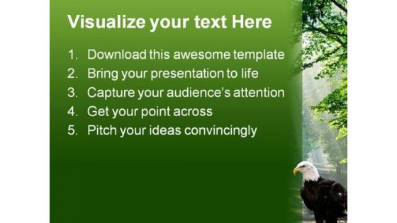 Eagle Animals PowerPoint Template 1010