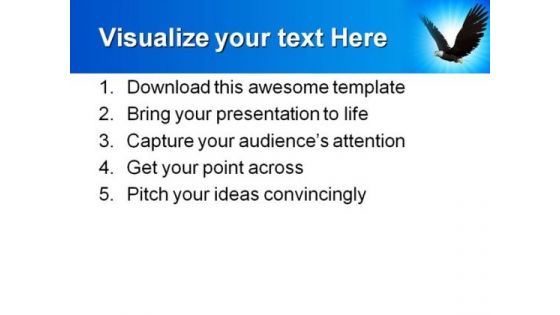 Eagle Flying Animals PowerPoint Themes And PowerPoint Slides 0211