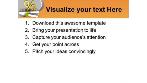Earn Interest On Savings Finance Theme PowerPoint Templates Ppt Backgrounds For Slides 0413