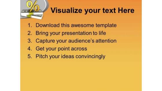 Earn Interest On Savings Finance Theme PowerPoint Templates Ppt Backgrounds For Slides 0413