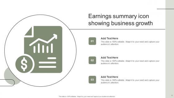 Earnings Summary Ppt Powerpoint Presentation Complete Deck With Slides