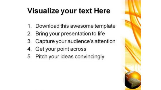 Earth Background PowerPoint Themes And PowerPoint Slides 0411