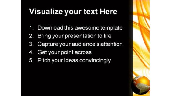 Earth Background PowerPoint Themes And PowerPoint Slides 0411