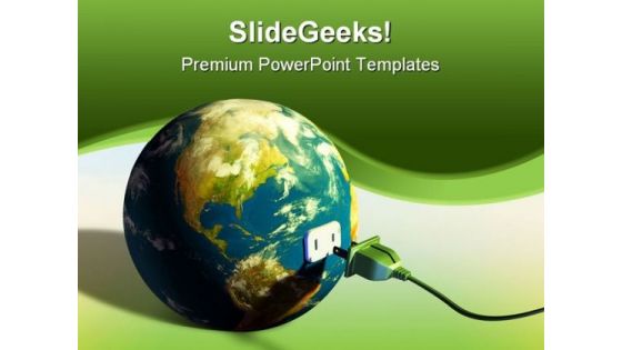 Earth Energy Global PowerPoint Template 0810 Earth Energy Global PowerPoint Template 0810
