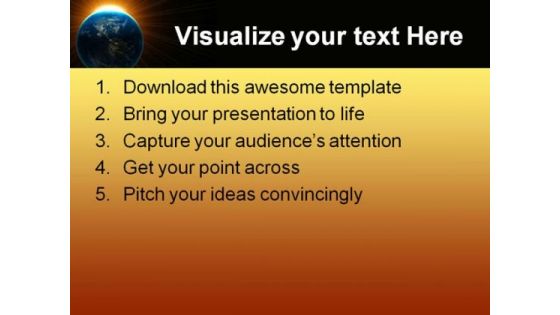 Earth Globe PowerPoint Themes And PowerPoint Slides 0511