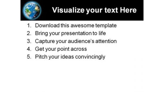 Earth In Space Geographical PowerPoint Themes And PowerPoint Slides 0211