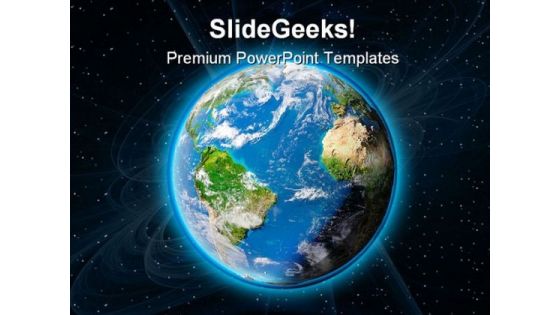 Earth In Space Geographical PowerPoint Themes And PowerPoint Slides 0211