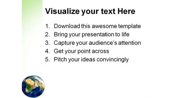 Earth Nature PowerPoint Template 1110