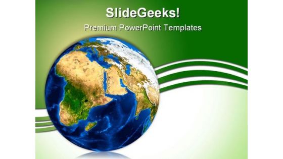 Earth Nature PowerPoint Template 1110