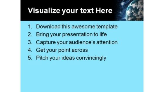 Earth Planet Globe PowerPoint Themes And PowerPoint Slides 0611
