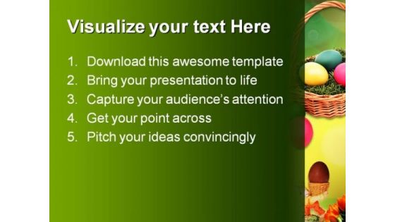 Easter Basket Holidays PowerPoint Themes And PowerPoint Slides 0211