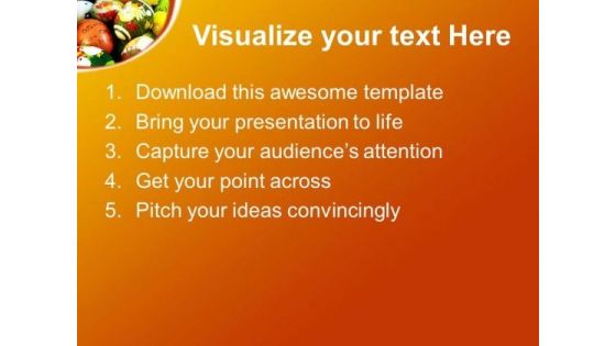 Easter Bunny Eggs For Celebrations PowerPoint Templates Ppt Backgrounds For Slides 0613