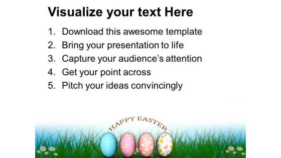 Easter Day Message Of Hope Festival PowerPoint Templates Ppt Backgrounds For Slides 0313