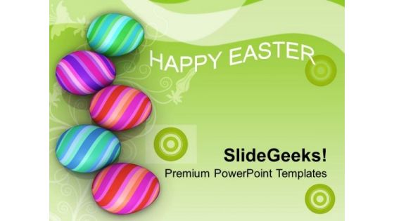 Easter Eggs Symbols Of New Life PowerPoint Templates Ppt Backgrounds For Slides 0313