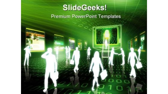 Ebusiness People PowerPoint Backgrounds And Templates 1210