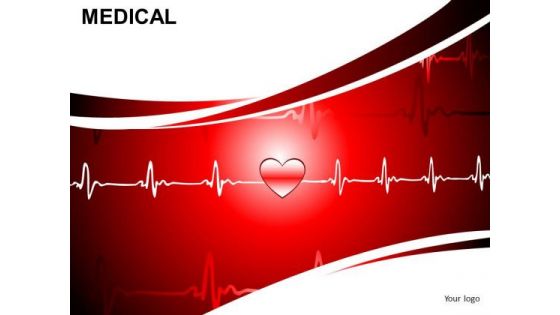 Ecg Ekg Heart Health PowerPoint Editable Slides Ppt Templates