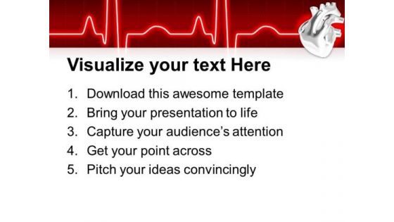 Ecg For Good Health PowerPoint Templates Ppt Backgrounds For Slides 0513