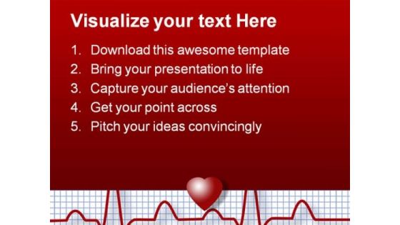 Ecg Science PowerPoint Template 0610