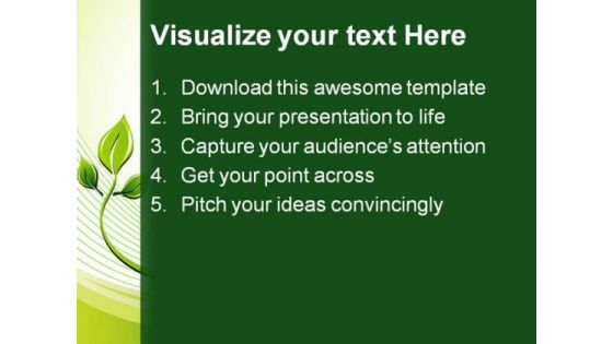 Eco Background Nature PowerPoint Themes And PowerPoint Slides 0711