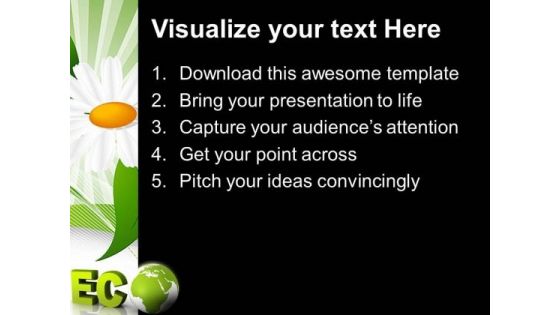 Eco Friendly Globe Design PowerPoint Templates And PowerPoint Themes 0912