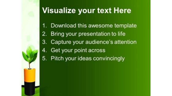 Ecology Power Green Energy PowerPoint Templates And PowerPoint Themes 0812