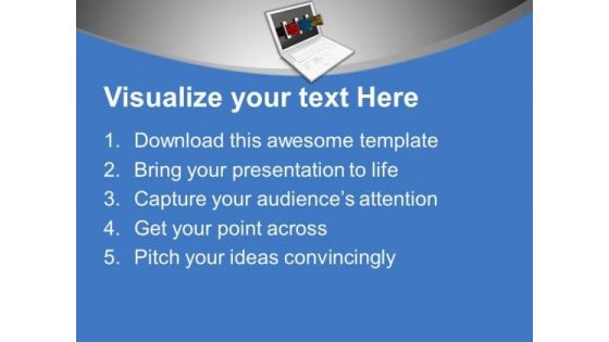 Ecommerce Laptop And Credit Card Finance PowerPoint Templates Ppt Backgrounds For Slides 0113