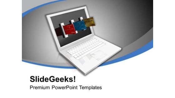 Ecommerce Laptop And Credit Card Finance PowerPoint Templates Ppt Backgrounds For Slides 0113 Ecommerce Laptop And Credit Card Finance PowerPoint Templates Ppt Backgrounds For Slides 0113
