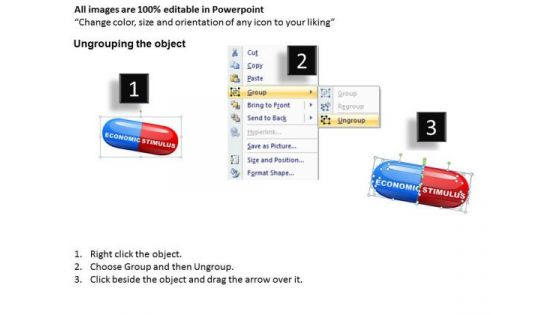 Economic Stimulus Pills PowerPoint Templates Economic Reform Ppt Slides