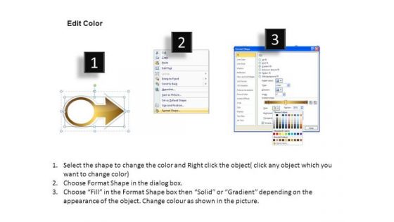 Editable Arrows Set PowerPoint Slides And Ppt Diagram Templates