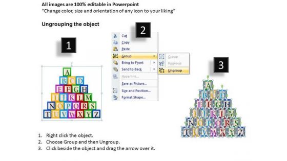 Editable Building Blocks PowerPoint Graphics