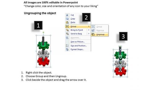 Editable Business Gears PowerPoint Ppt Templates