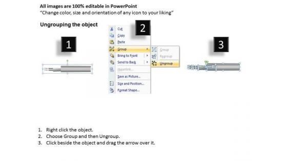 Editable Cables Diagrams For PowerPoint Slides