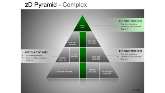 Editable Complex Multilayer PowerPoint Pyramid Slides And Templates