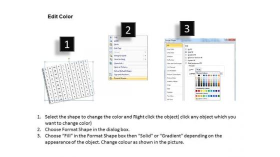 Editable Crosswords Pieces PowerPoint Slides