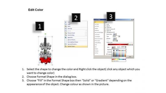 Editable Gear Wheels PowerPoint Templates Download