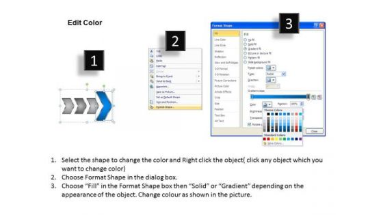 Editable Ppt Arrow Demonstration Of 3 Practice The PowerPoint Macro Steps 5 Image